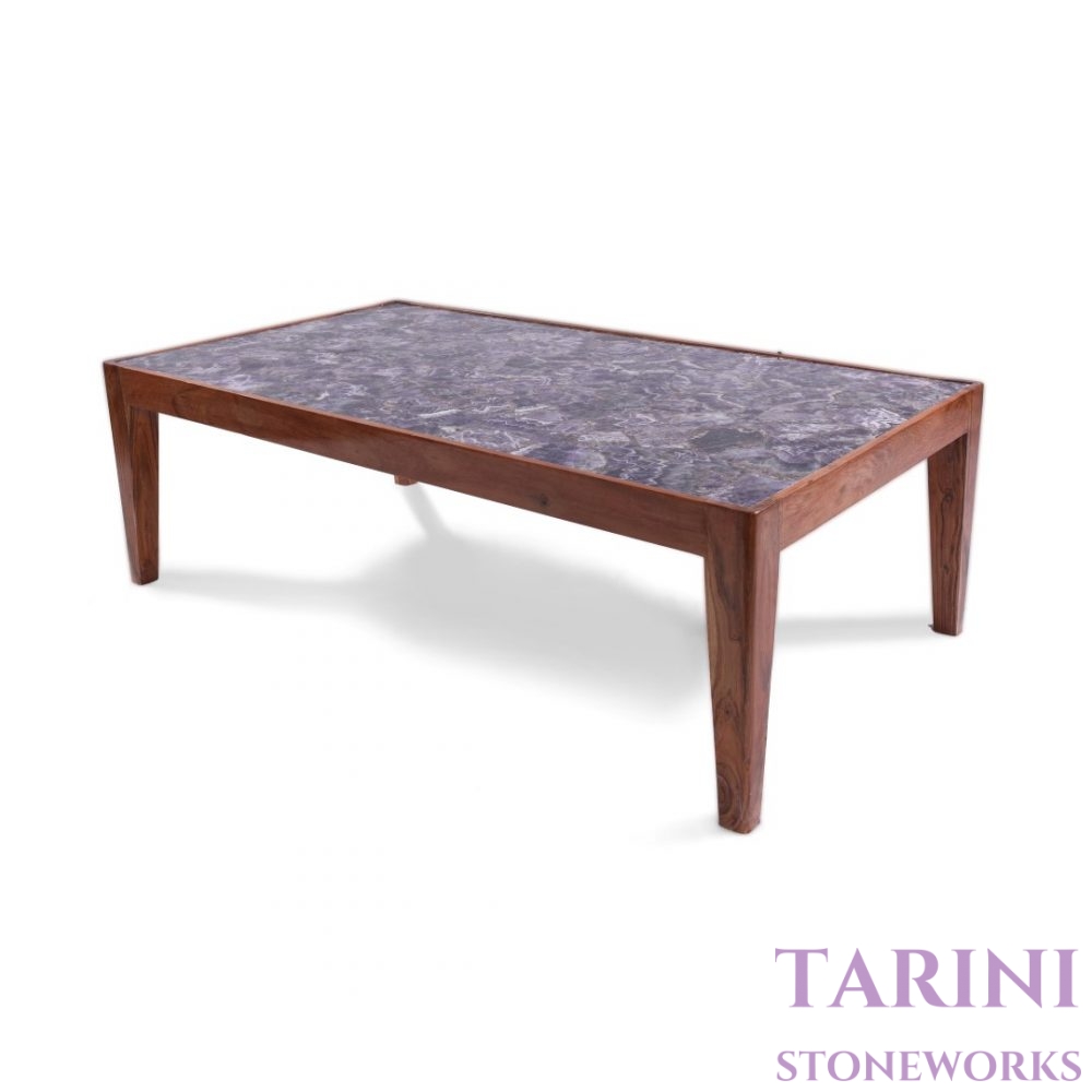 Amethyst Inlay Coffee Table - Image 4