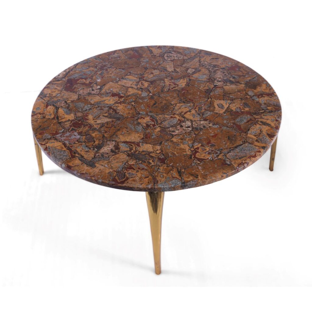 Turquoise Resin Coffee Table - Tarini Stoneworks